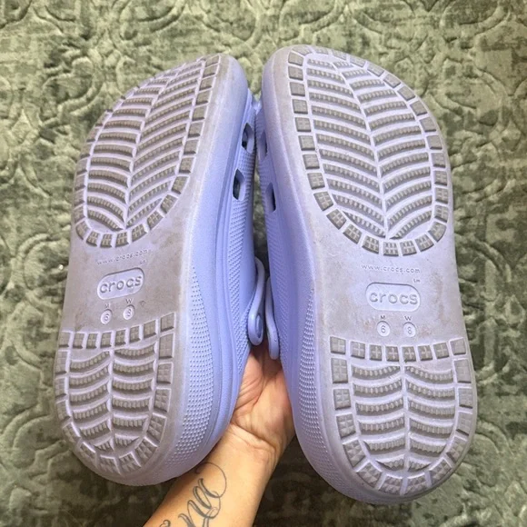 Crocs Women’s Platform Clog - Purple - Picture 4 of 4